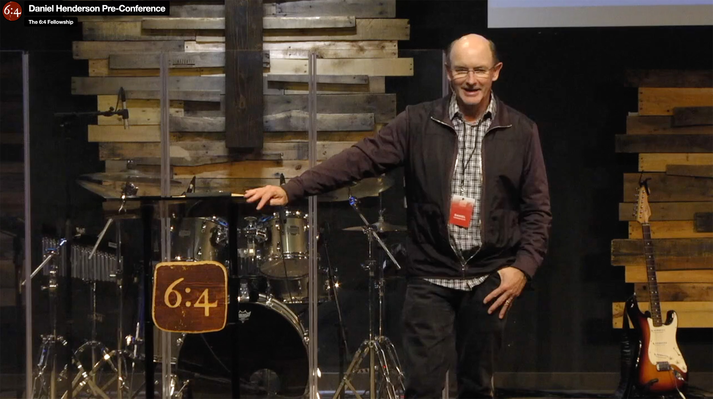 Man speaking at Daniel Henderson Pre-Conference