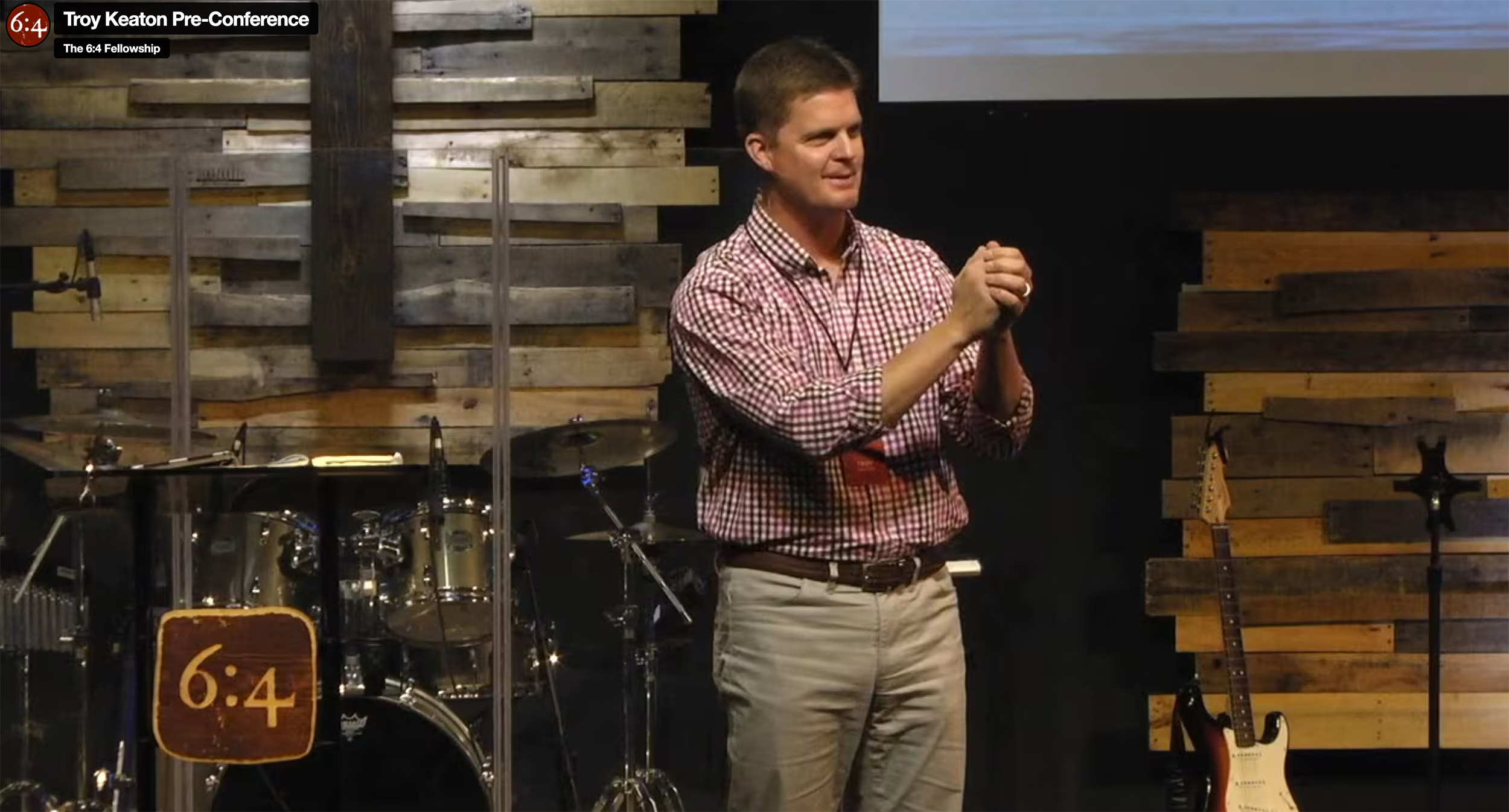 Troy Keaton speaks at Pre-Conference event