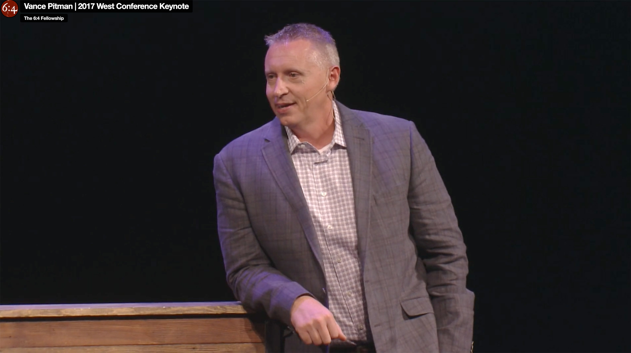 Person giving a keynote speech at 2017 conference.